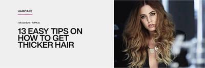 Redken Blog: Easy Tips On How To Get Thicker Hair