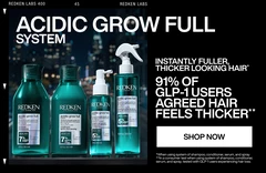 New Acidic Grow Full System: Break less, see the fullness of up to +5,000 hair fibers