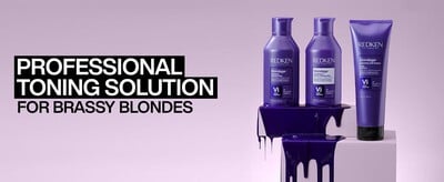 Redken Blondage Professional Toning Solutions for Brassy Blondes & pigmented purple hair products