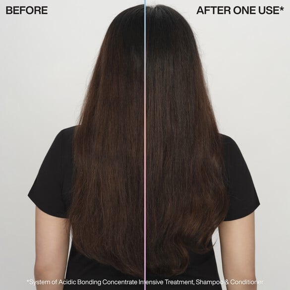 Before and After Shazia hair damage