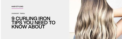 Redken Blog: curling iron tips you need to know color about to try this spring