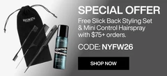 Redken: Special Offer, free slick back styling set and mini control hairspray with orders $75+ CODE: NYFW26