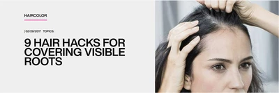 Redken Blog: 9 Hair Hacks For Covering Visible Roots