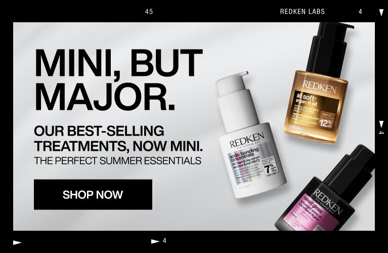 mini, but major. our best selling treatments, now mini