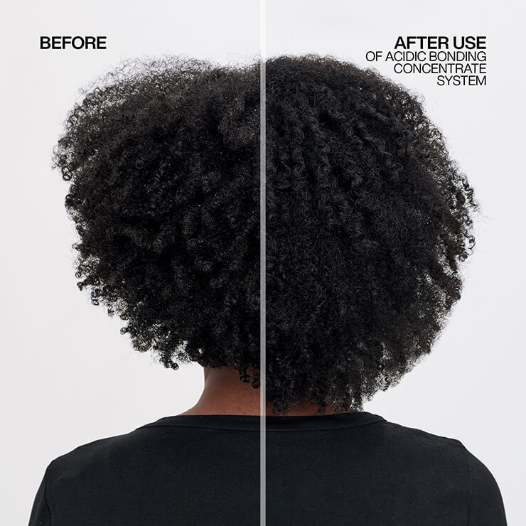 Before and After Jaeda damaged curl