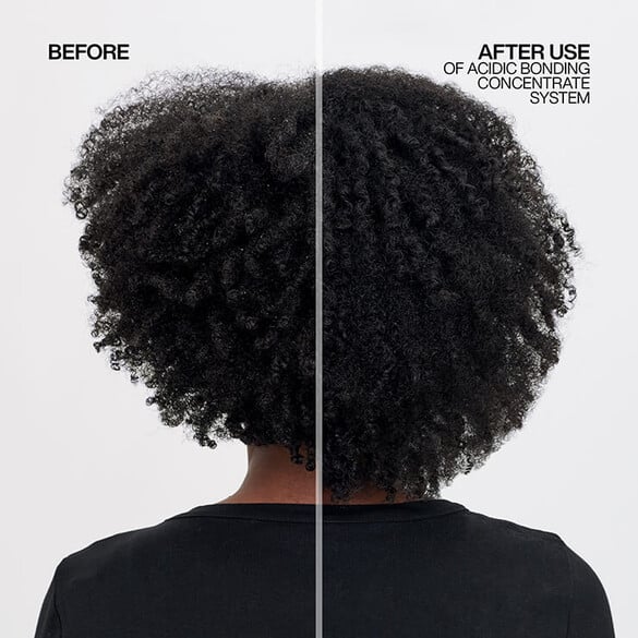 Before and After Jaeda damaged curl
