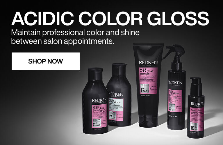 acidic color gloss - maintain professional color and shine between salon appointments