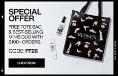 free tote bag & best selling minis duo with $100 order