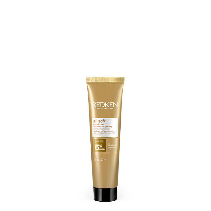 Redken All Soft Argan Oil Conditioner For Dry Damaged Hair In White