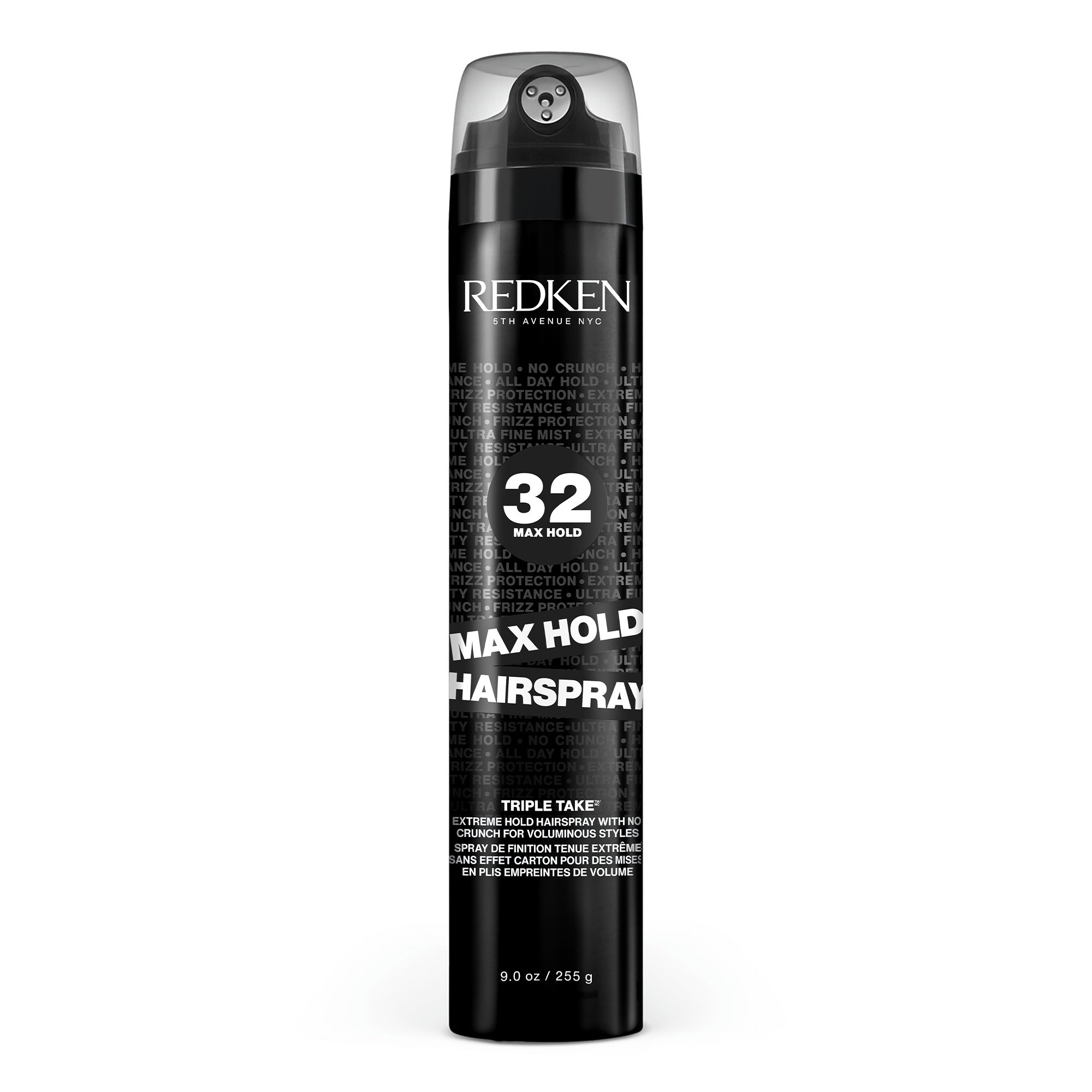 Redken Max Hold Hairspray For Long Lasting Strong Hold In White