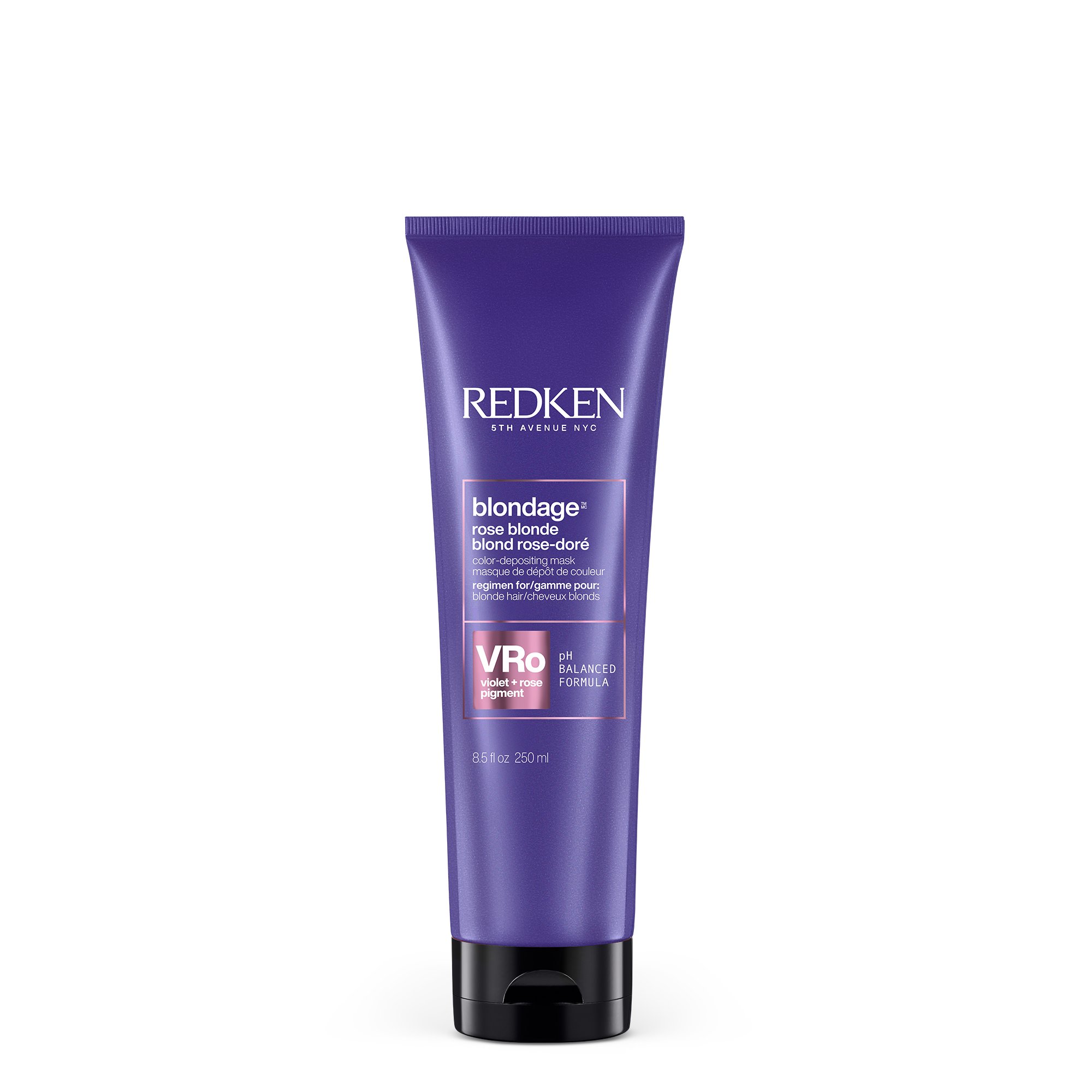 Redken Blondage Color Depositing Mask For Rose Blonde Hair In White