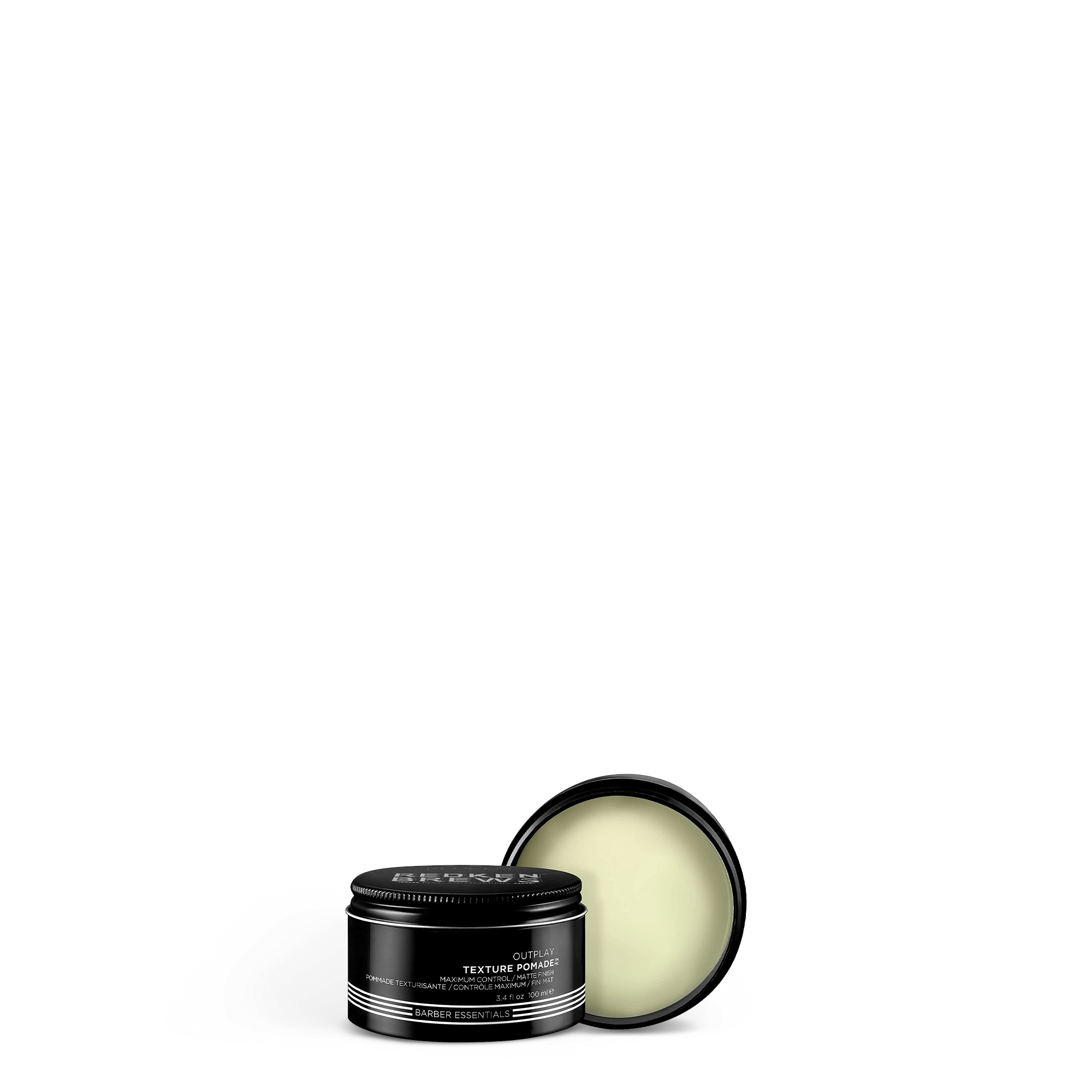 Redken Brews Maximum Hold Texture Pomade For Men In White