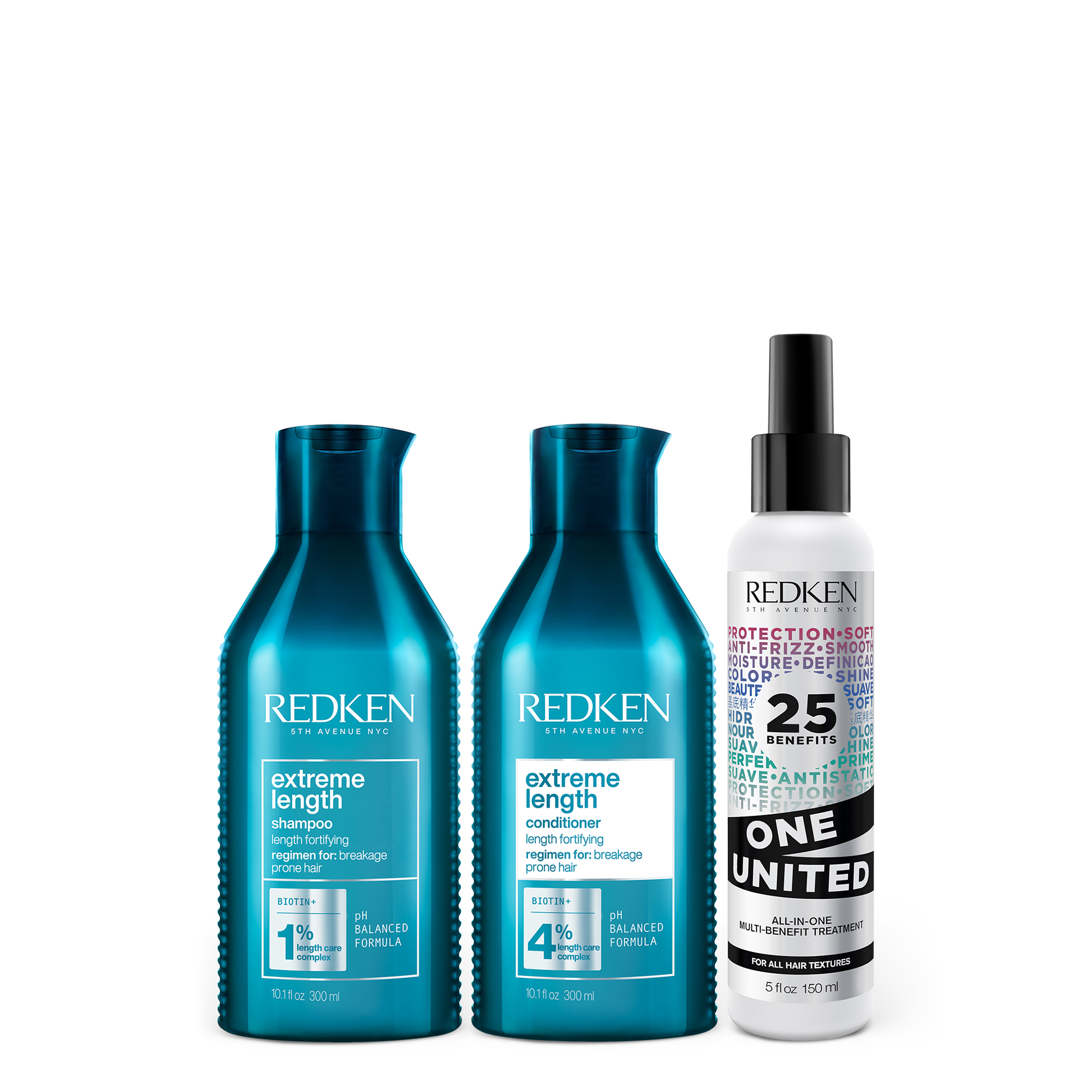 Redken - Extreme Length & One United Set For Longer Hair - 300 ml / 10.1 fl oz