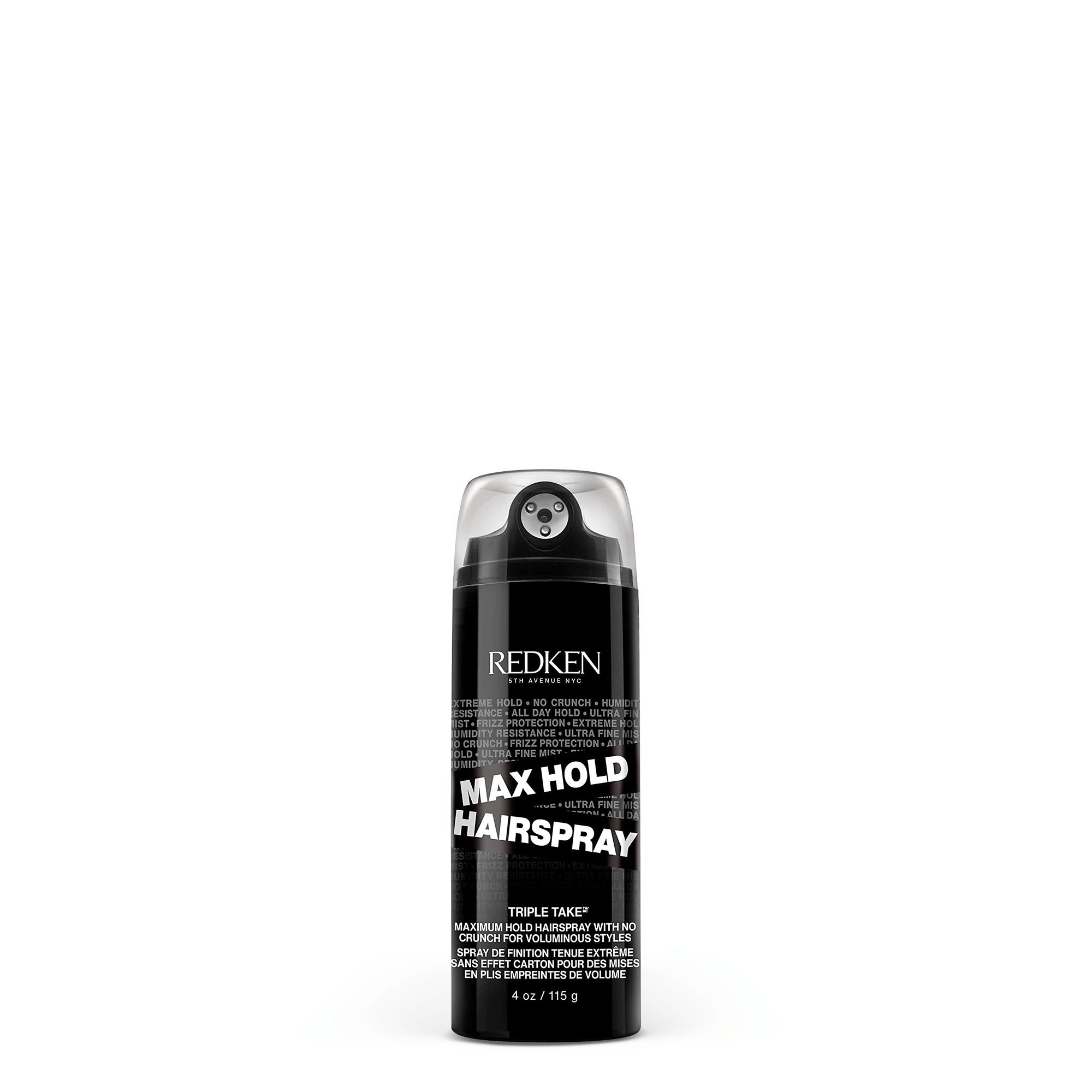 Redken Max Hold Hairspray For Long Lasting Strong Hold In White