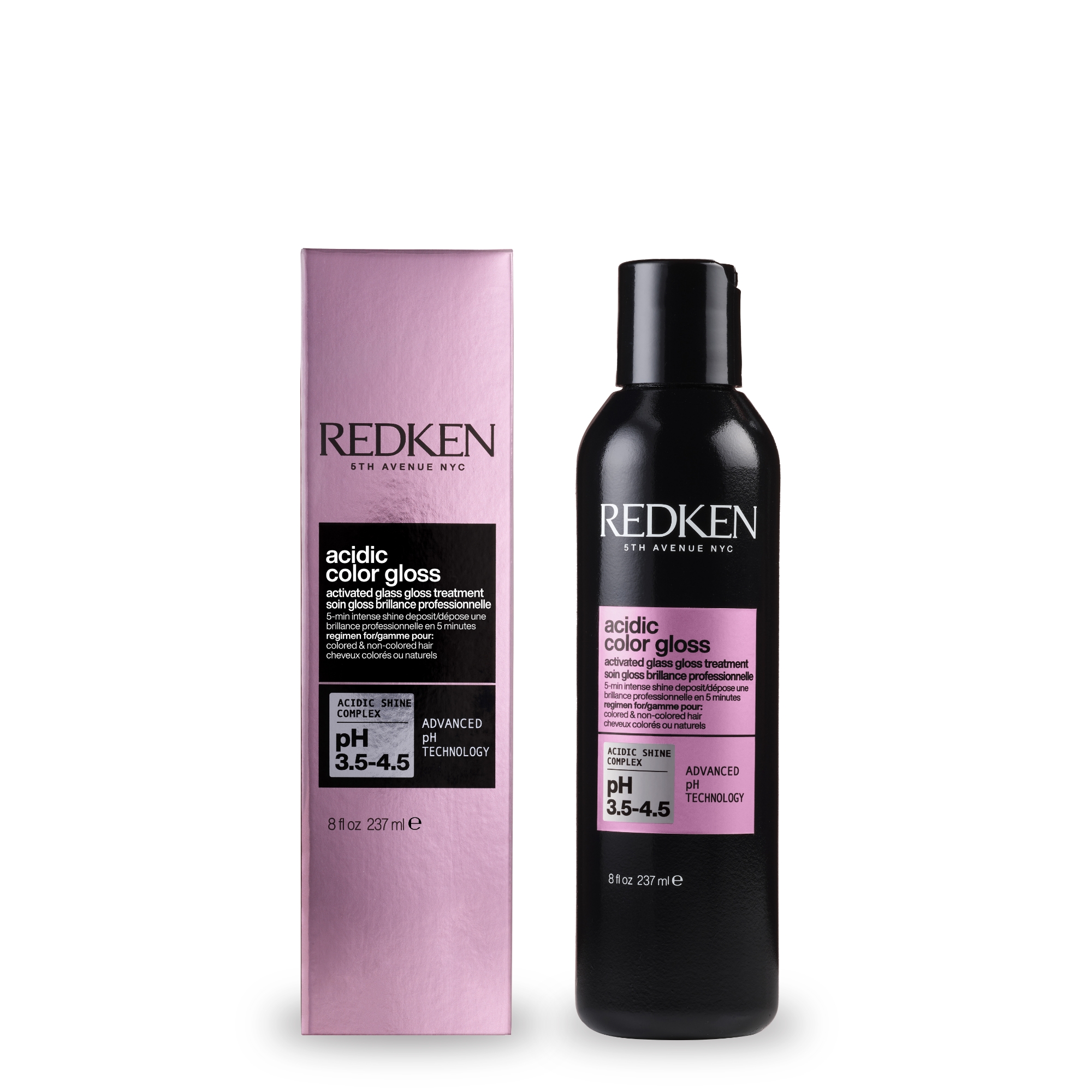 Redken Acidic Color Gloss Activated Glass Gloss Treatment: At Home Gloss In White