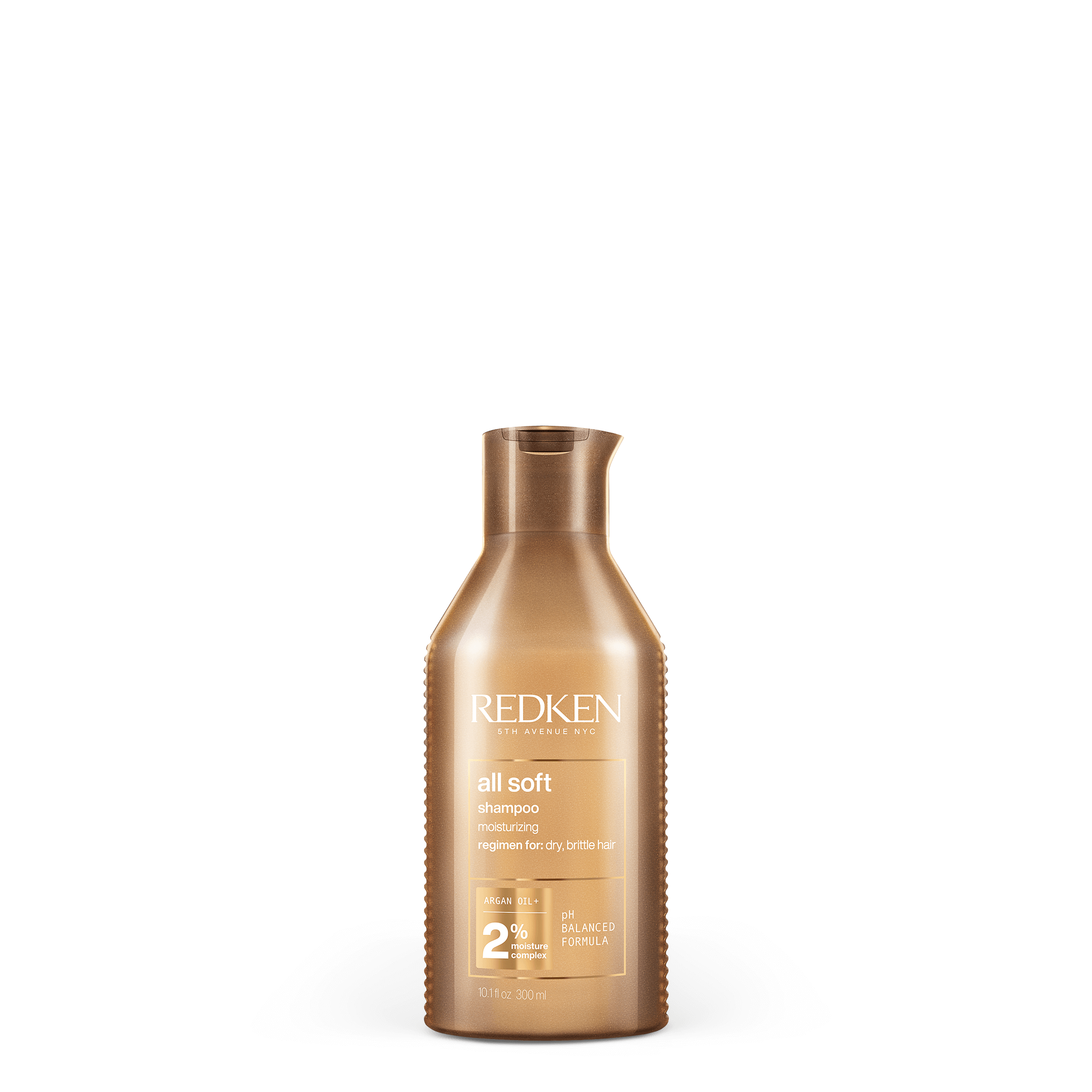 Redken All Soft Argan Oil Shampoo For Dry Damaged Hair In White