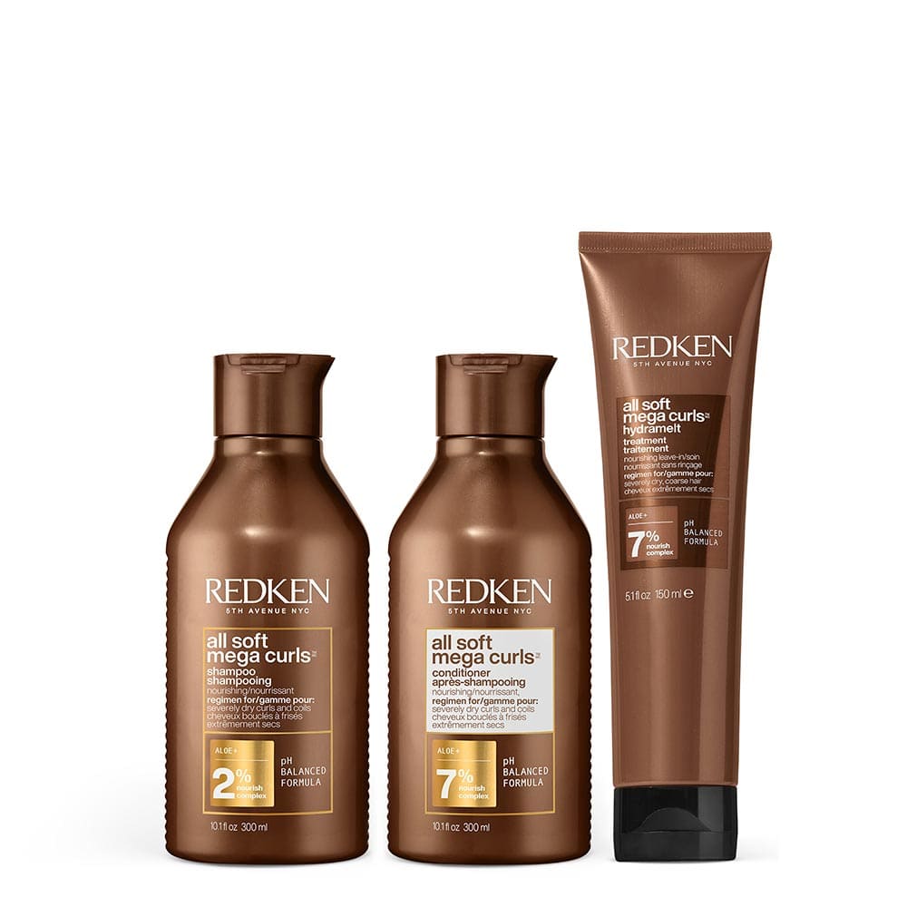 Redken - All Soft Mega Curls | Shampoo, Conditioner, Lotion