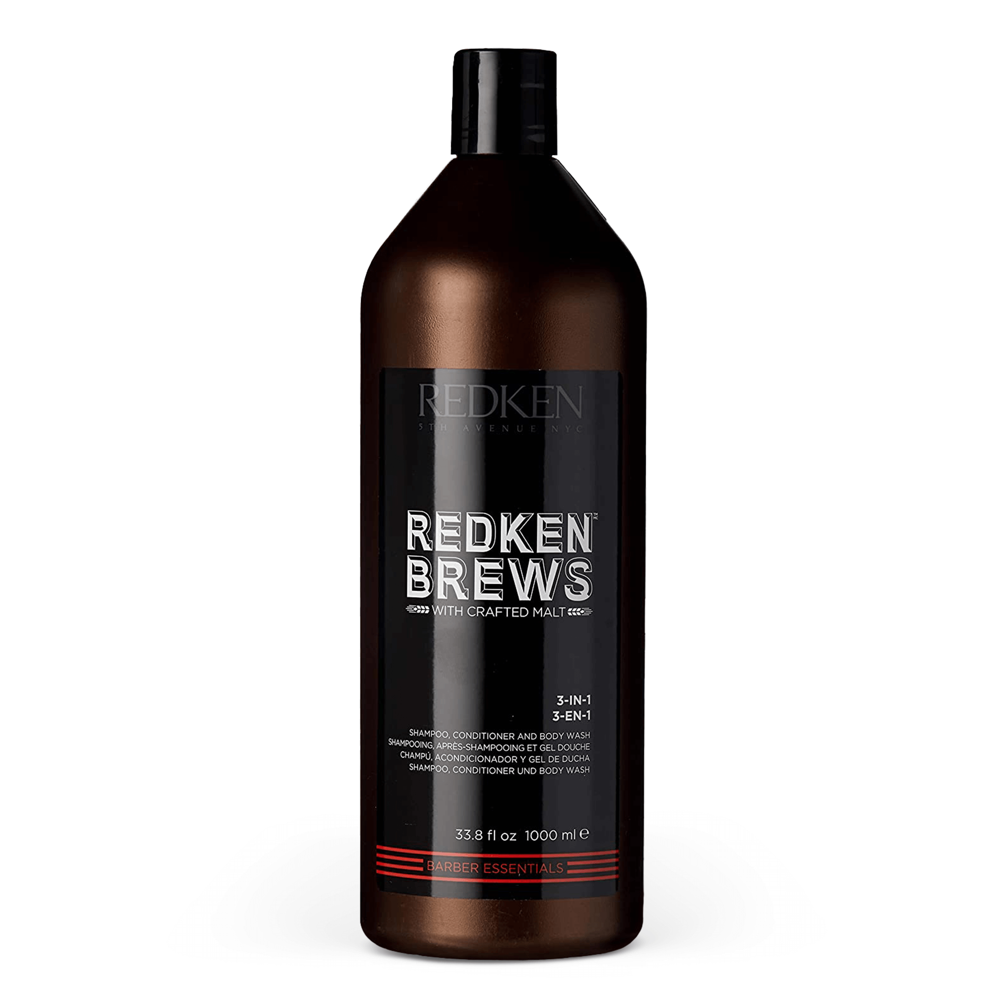 Redken 3-in-1 Shampoo, Conditioner & Body Wash For Men In Brown