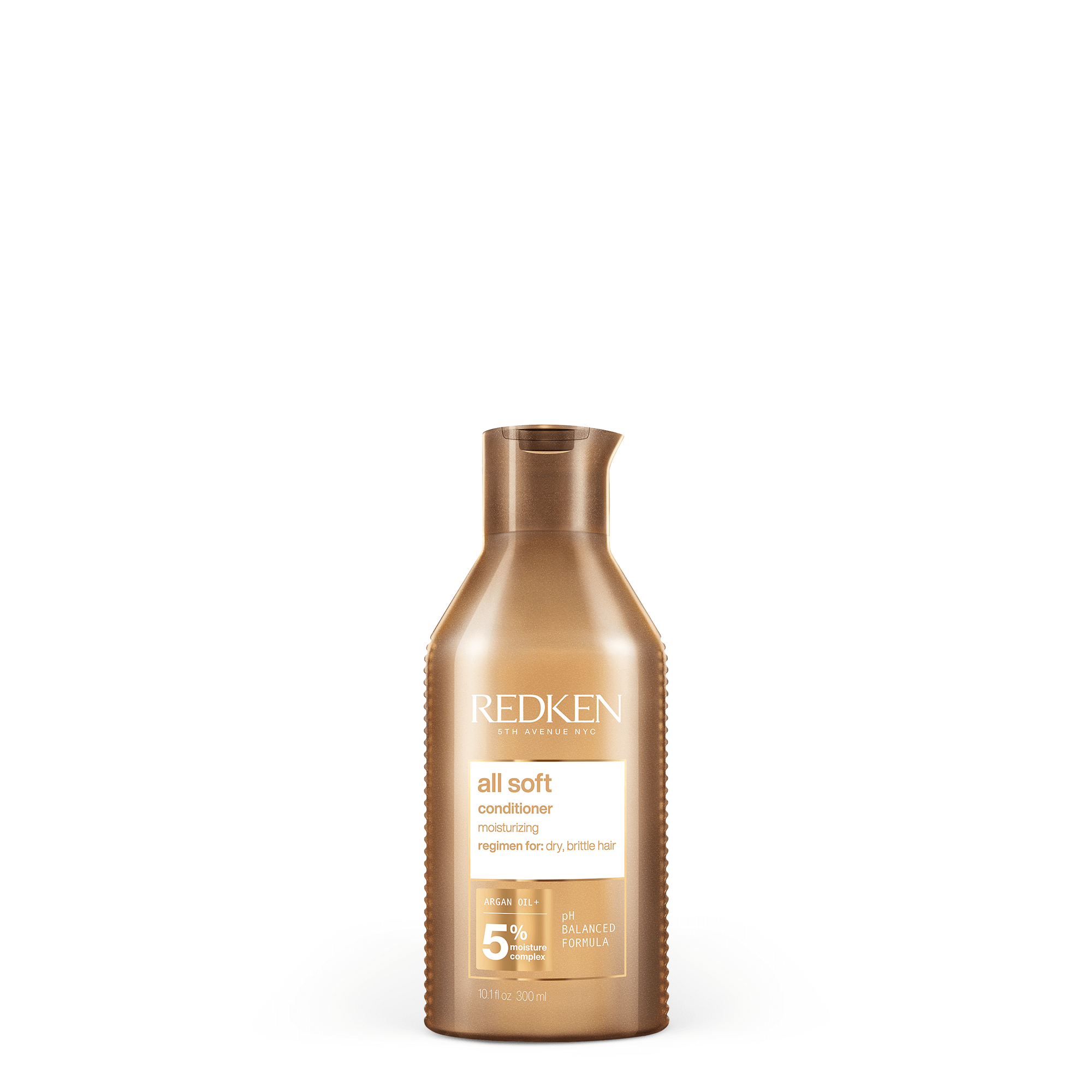 Redken All Soft Argan Oil Conditioner For Dry Damaged Hair In White