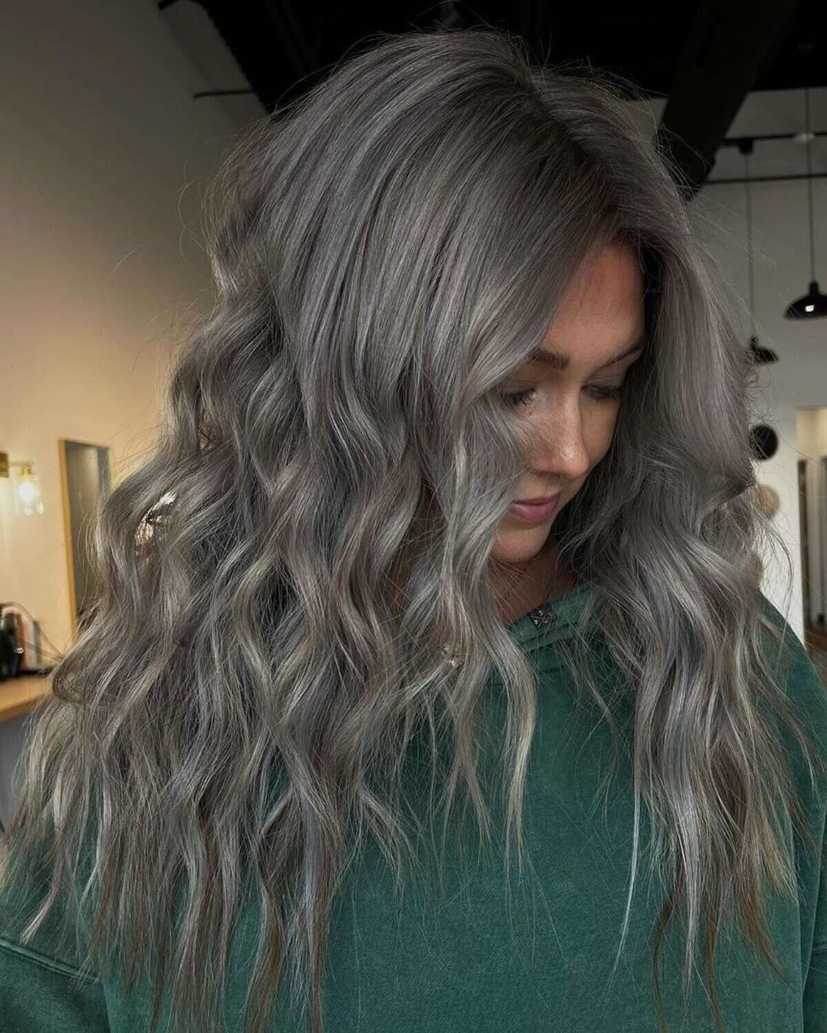 Lightened Brunette Hair