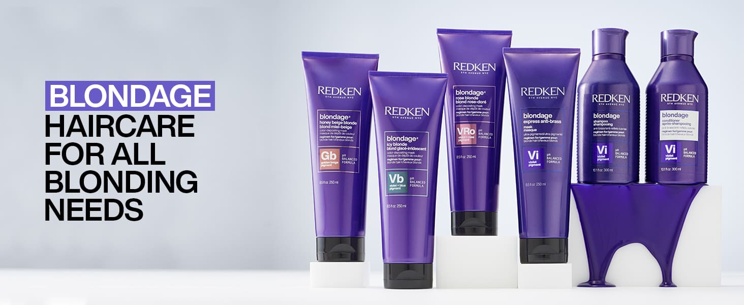 Discover Redken Blondage Color Depositing Mask For Rose Blonde