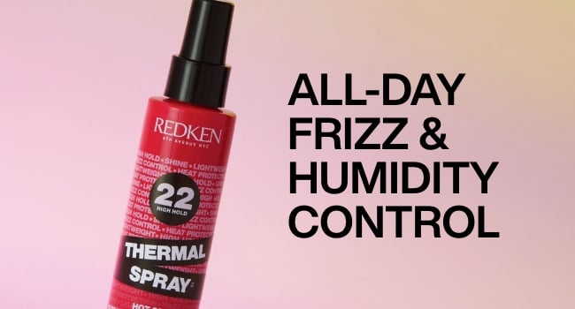 Discover Redken Thermal Spray 22 High Hold Setting Mist For All Day Frizz and Humidity Control