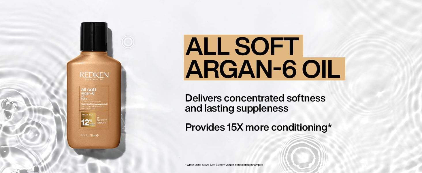Discover Redken All Soft Argan-6 Hair Oil
