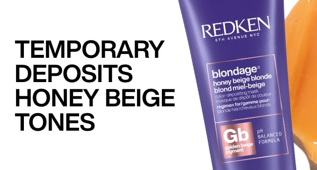 Discover Redken Color Extend Blondage Color Depositing Mask For Honey Beige Blonde Hair Color