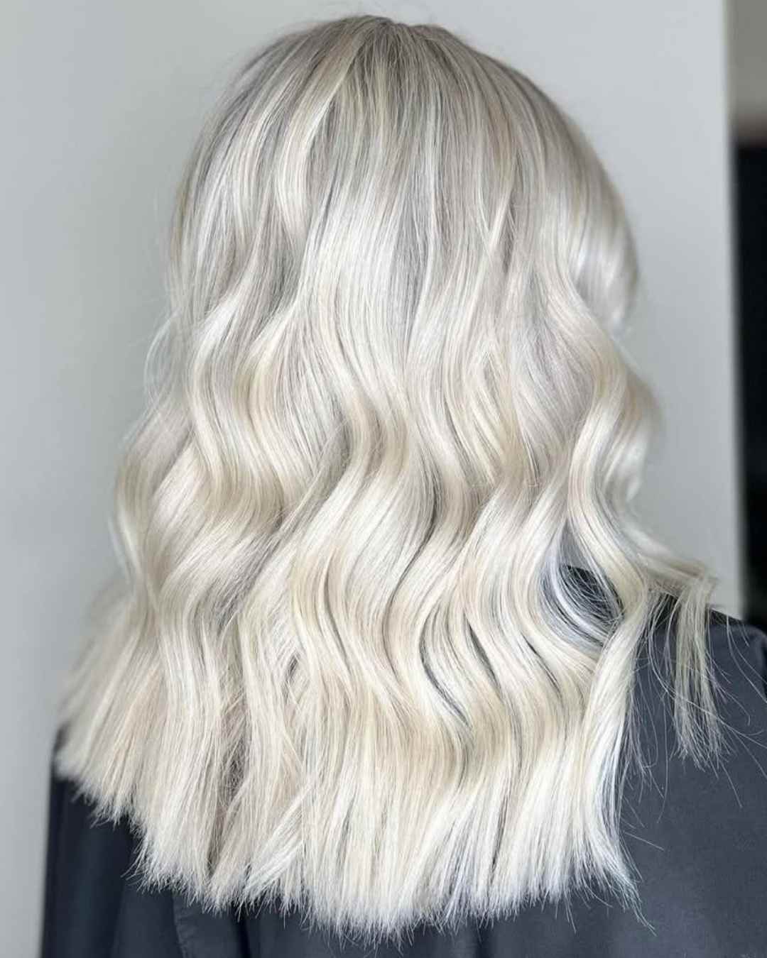 Bright Platinum Blonde Hair Color by Redken