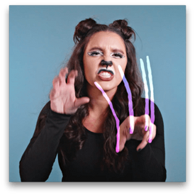 CAT COSTUME HAIRSTYLE