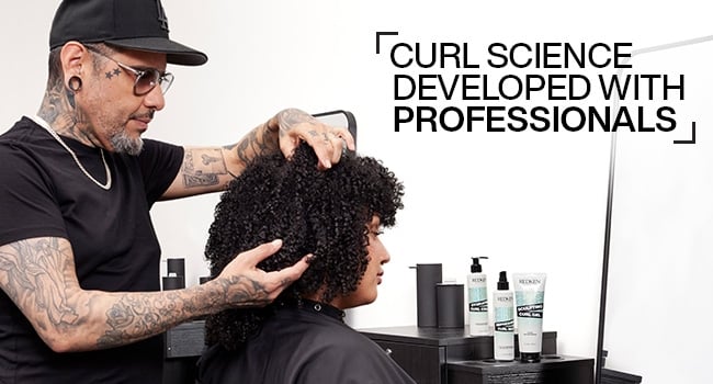 Redken Curl Science developed with professionals