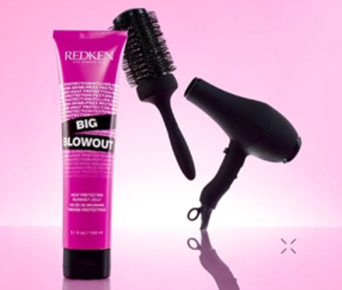Redken Big Blowout With Heat Styling Tools: How Do Heat Protectants Work