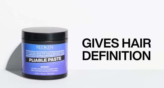 Discover Redken Pliable Paste Texturizing Technology Gives Hair Definition