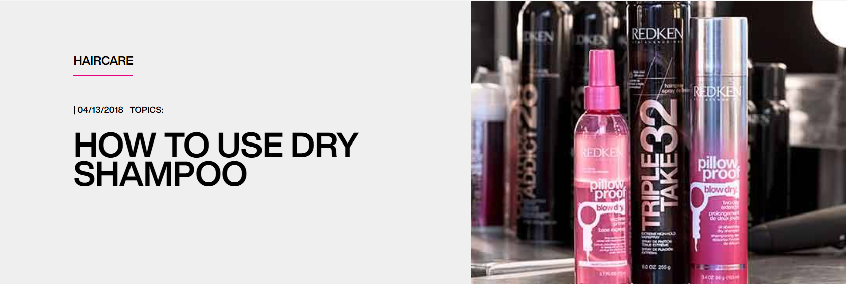 How To Use Dry Shampoo Dry Shampoo Tips Tricks Redken