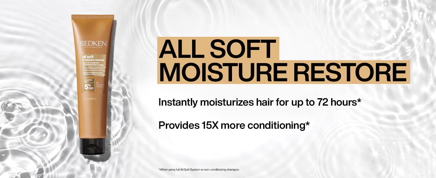 Discover Redken All Soft Moisture Restore Leave In