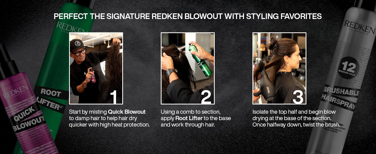 How to get the Redken signature blowout