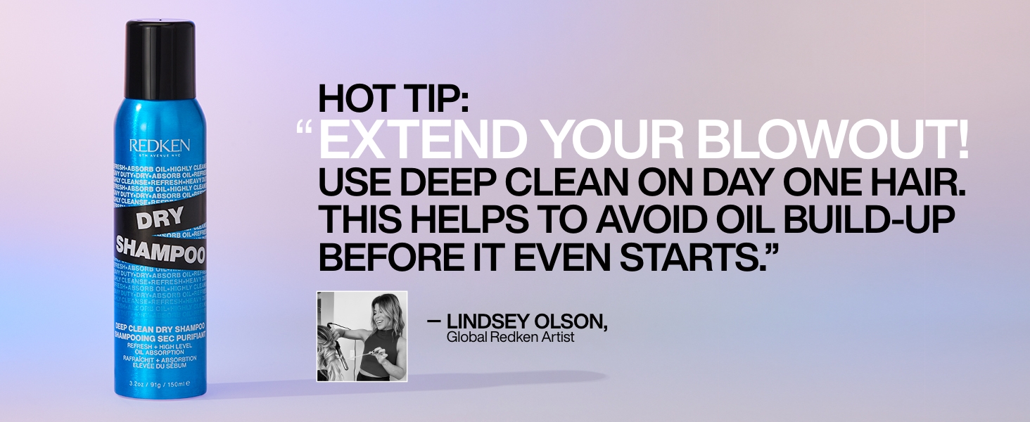 Discover Redken Deep Clean Dry Shampoo Pro Tip