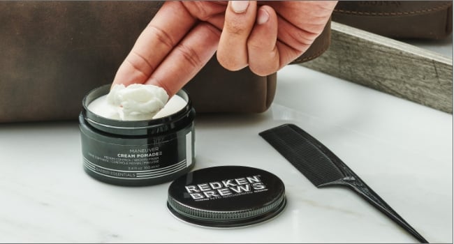 Discover Redken Brews Cream Pomade for flexible styles