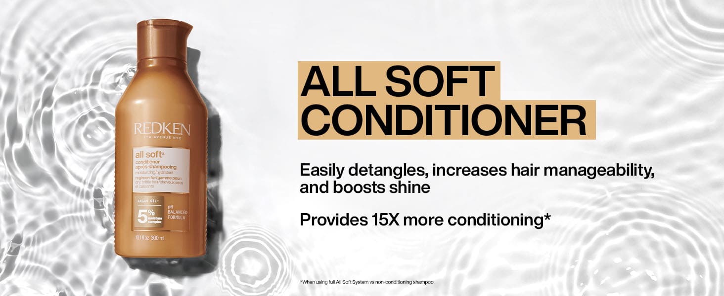 Discover Redken All Soft Conditioner