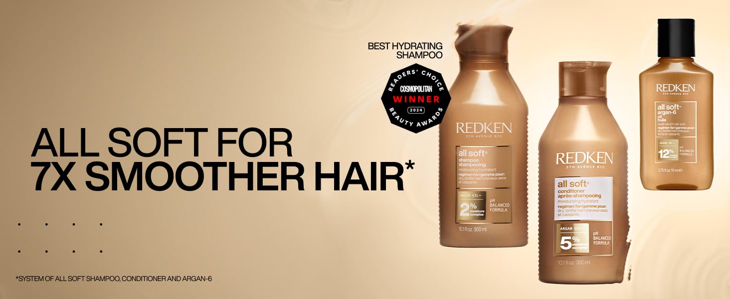 Discover Redken All Soft Shampoo