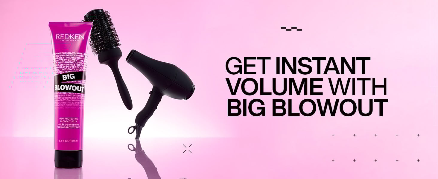 Redken Big Blowout Heat Protecting Blowout Gel Heat Styling Collection To Beat The Heat