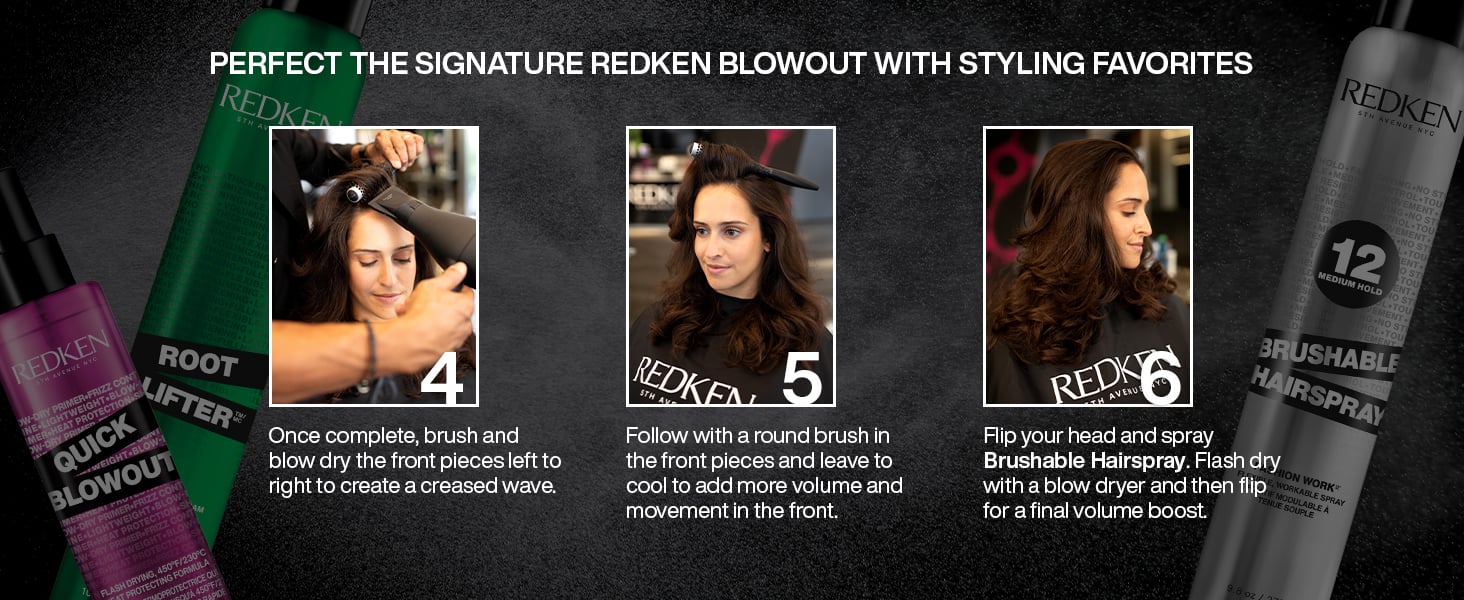 Howt to get the Redken signature blowout