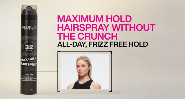 Discover Redken Max Hold Hairspray Without Crunch