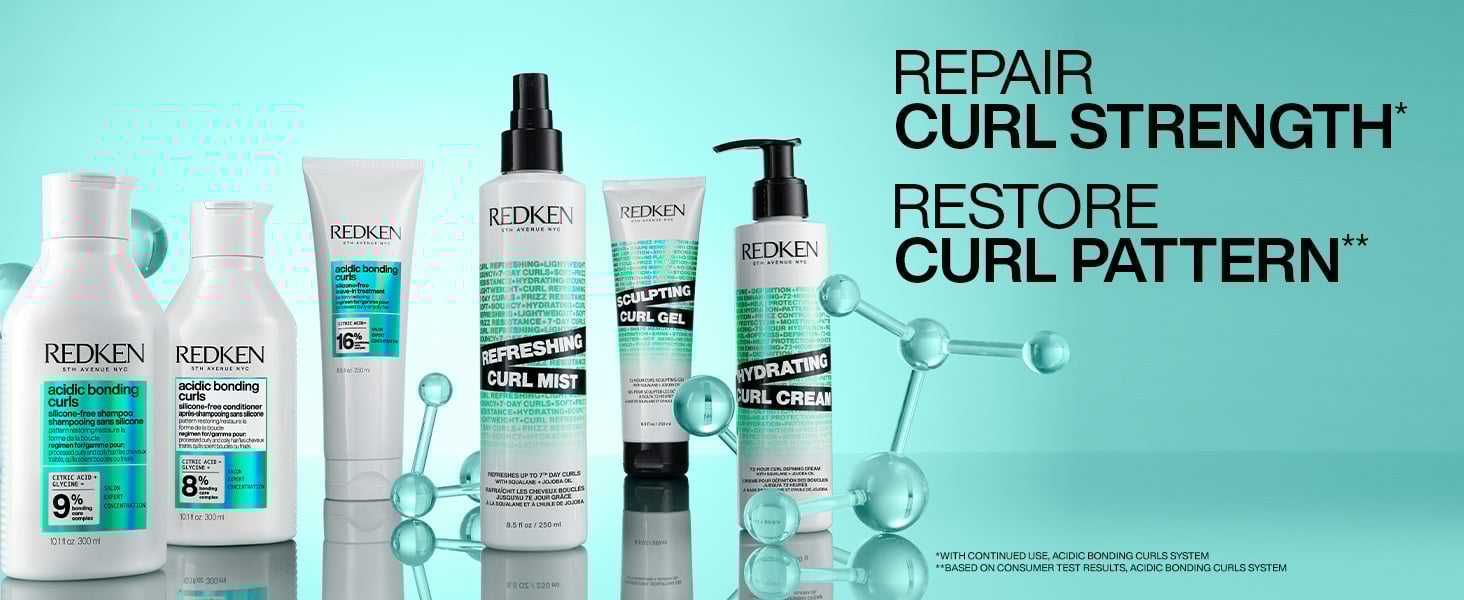 Acidic Bonding Curls Repairs Curl Strength and Restores Curl Pattern