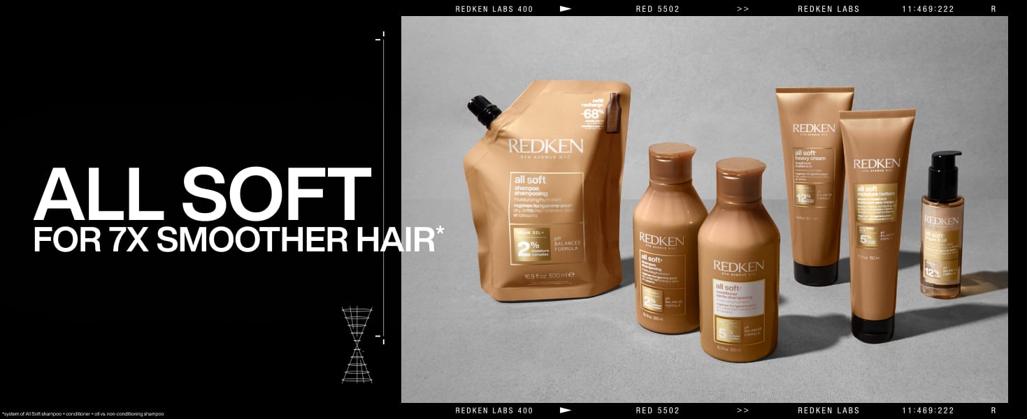 Redken All Soft for 7x smoother hair