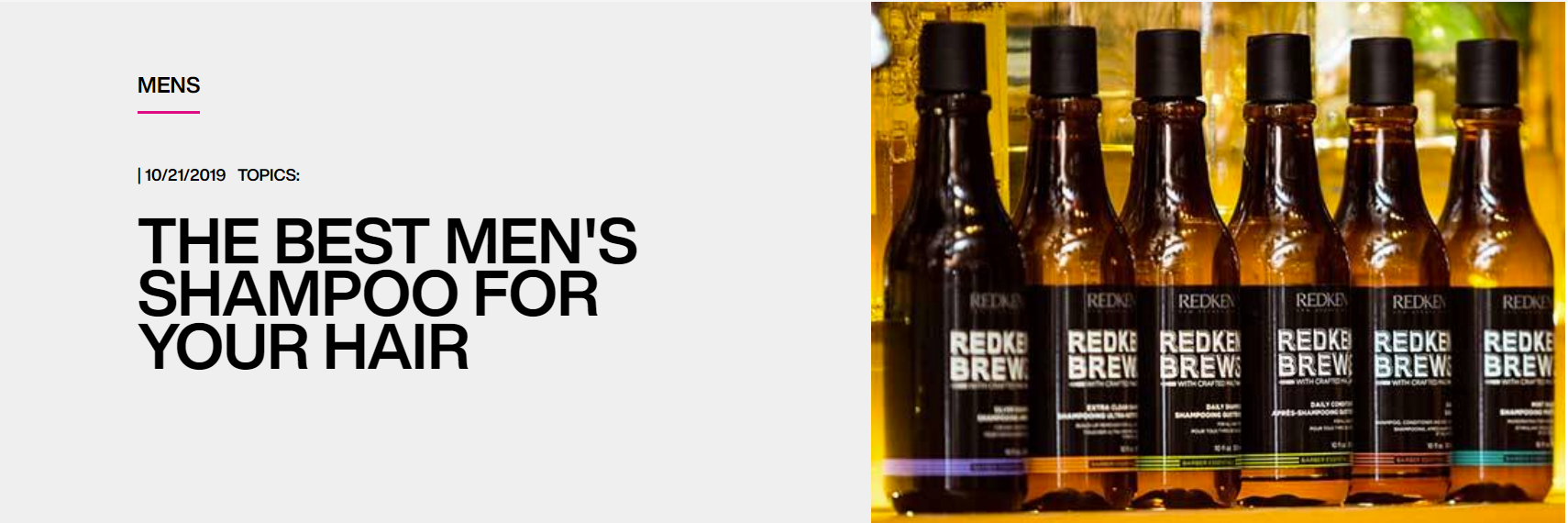Redken shop mens shampoo