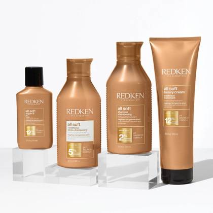 In the Shower: Redken All Soft Shampoo and Conditioner