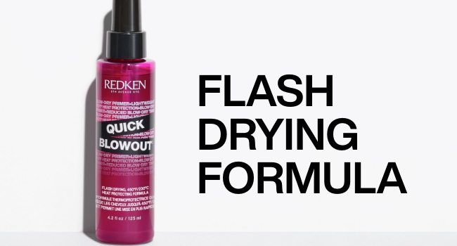 Redken Quick Blowout Lightweight Blow Dry Primer Spray Flash Drying Formula
