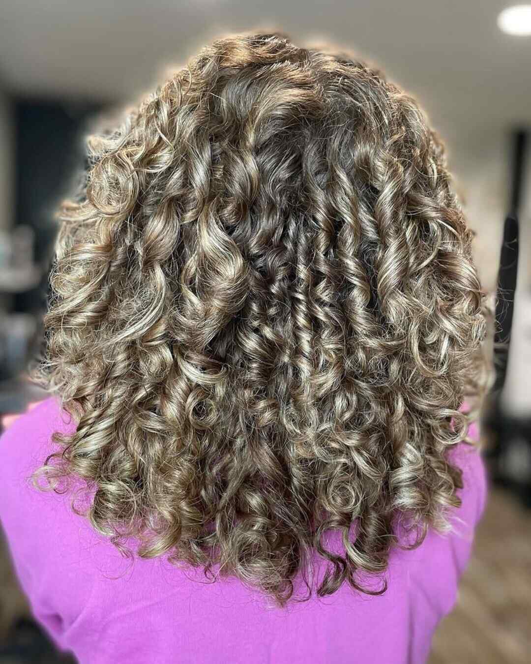 Soft Curly Blonde Hair Color by Redken