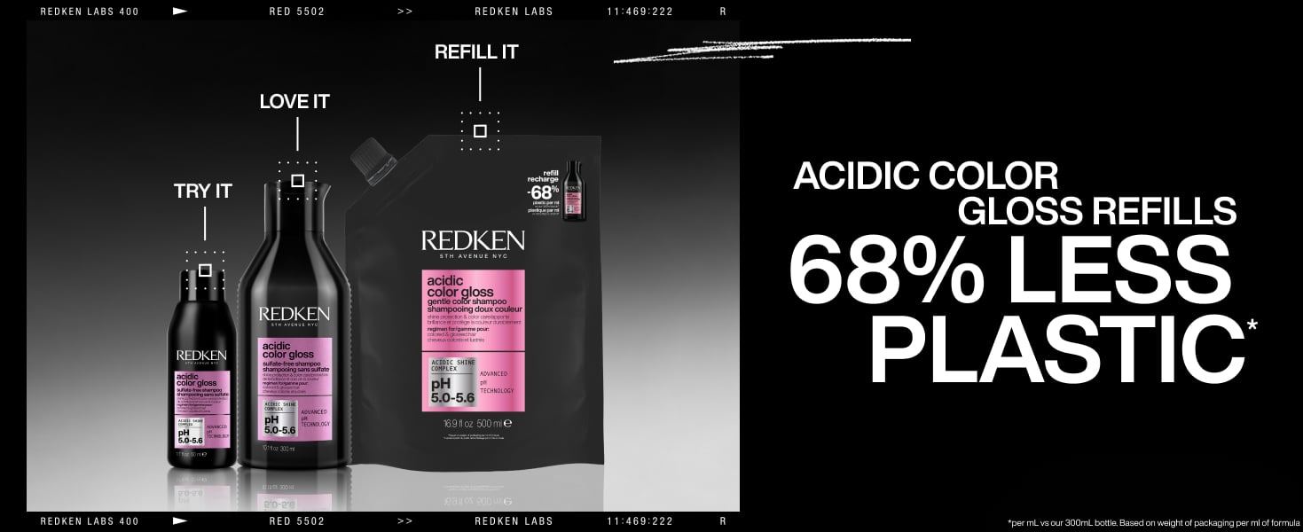 Redken Acidic Color Gloss Shampoo & Conditioner Glamour Award and Allure Best of Beauty Award